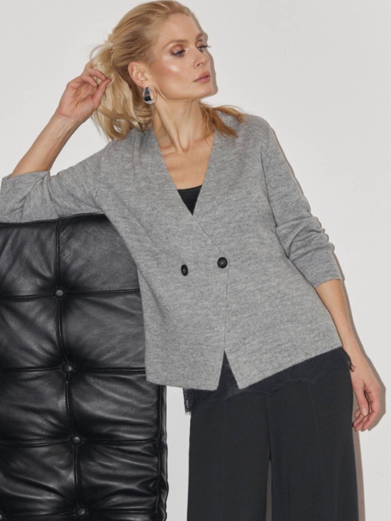 Свитры и кардиганы TrikoBakh модель 2913-srij Фото