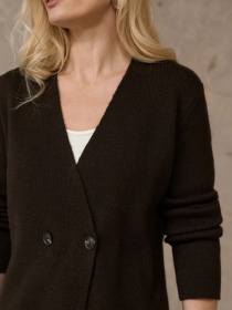 Свитры и кардиганы TrikoBakh модель 2913-shokoladnij Фото