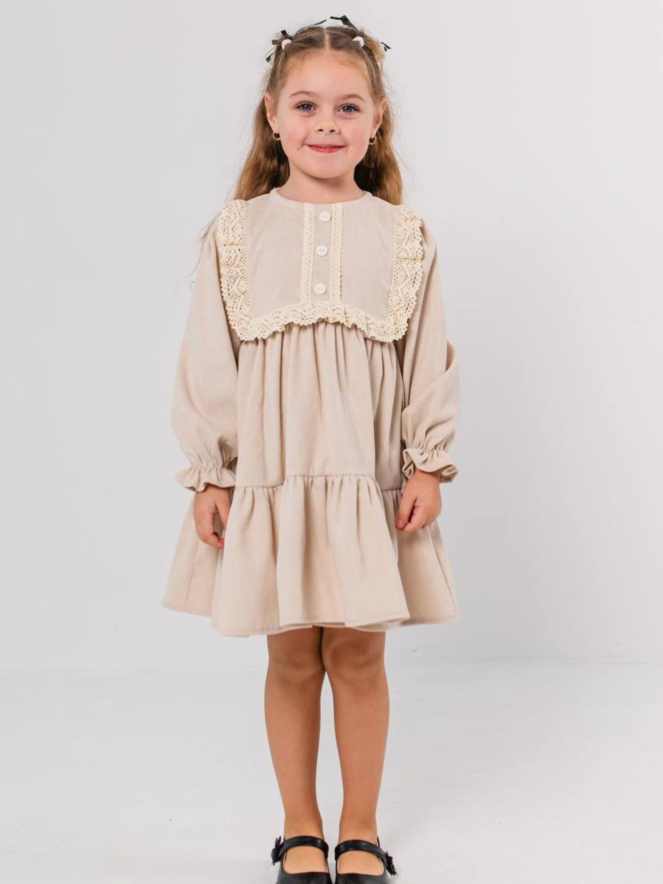 Платья Denchik модель dn-7342-bezhevij Фото