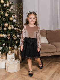 Платья Denchik модель dn-7341-korichnevij Фото