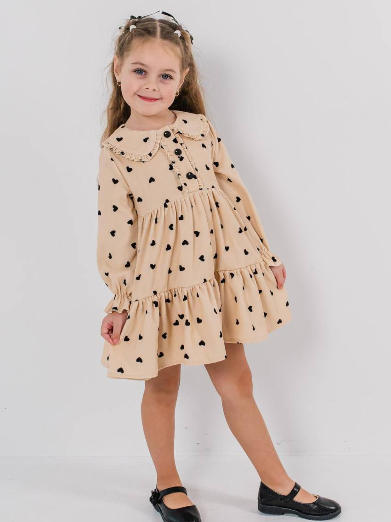 Платья Denchik модель dn-7340-bezhevij Фото