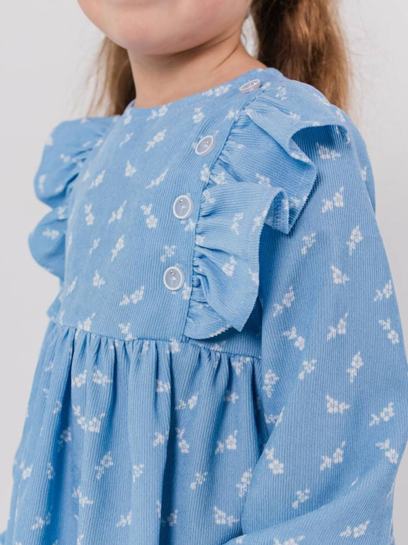 Сукня міді Denchik модель dn-7339-blakitnij Фото