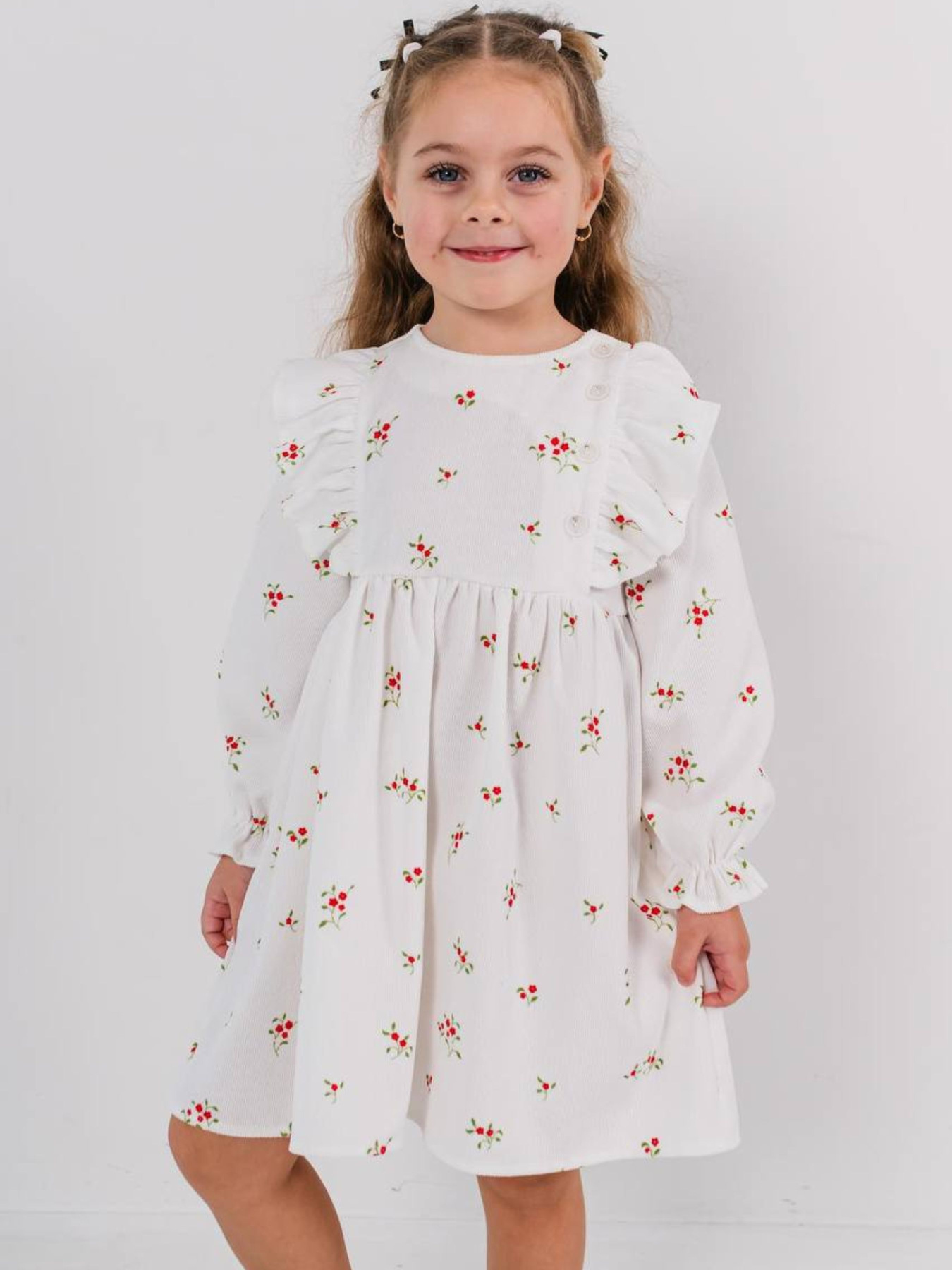 Сукня міді Denchik модель dn-7339-molochnij Фото