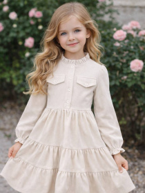 Сукня міді Denchik модель dn-7338-bezhevij Фото