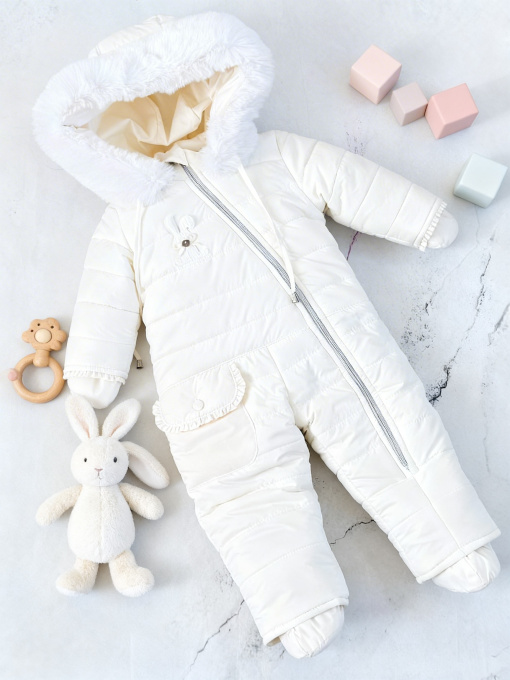 Комбінезони Denchik модель dn-8464-molochnij Фото