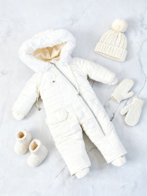 Комбінезони Denchik модель dn-8464-molochnij Фото