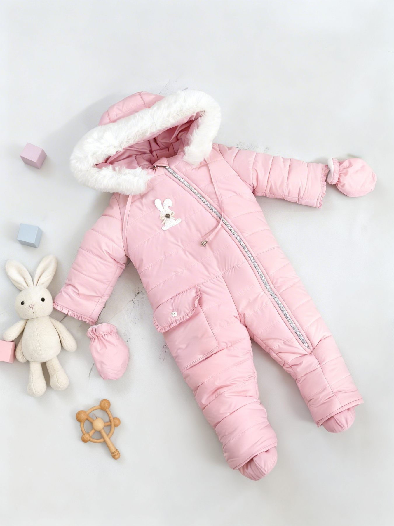 Комбінезони Denchik модель dn-8464-persik Фото