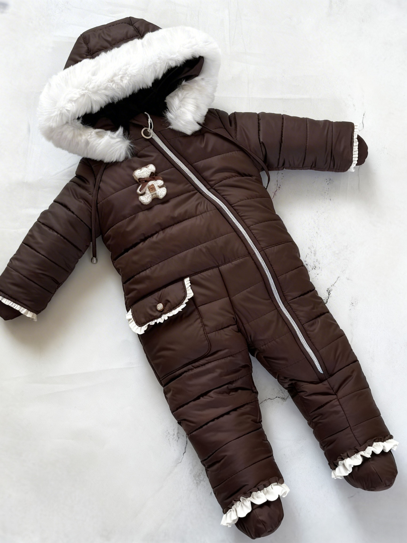 Комбінезони Denchik модель dn-8464-shokolad Фото