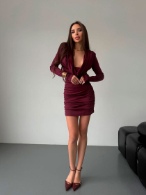 Платья Uaclothes модель like16474-bordovj Фото