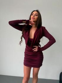 Платья Uaclothes модель like16474-bordovj Фото
