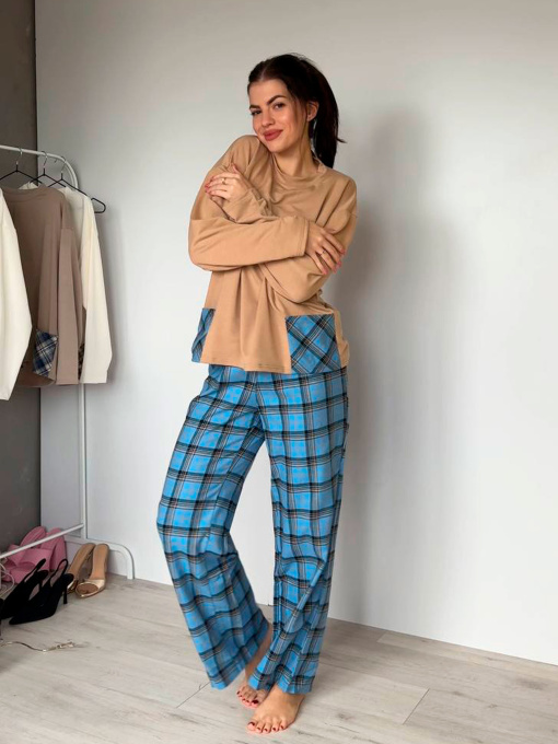 Одяг для дому та сну Uaclothes модель like16380-goluboj Фото