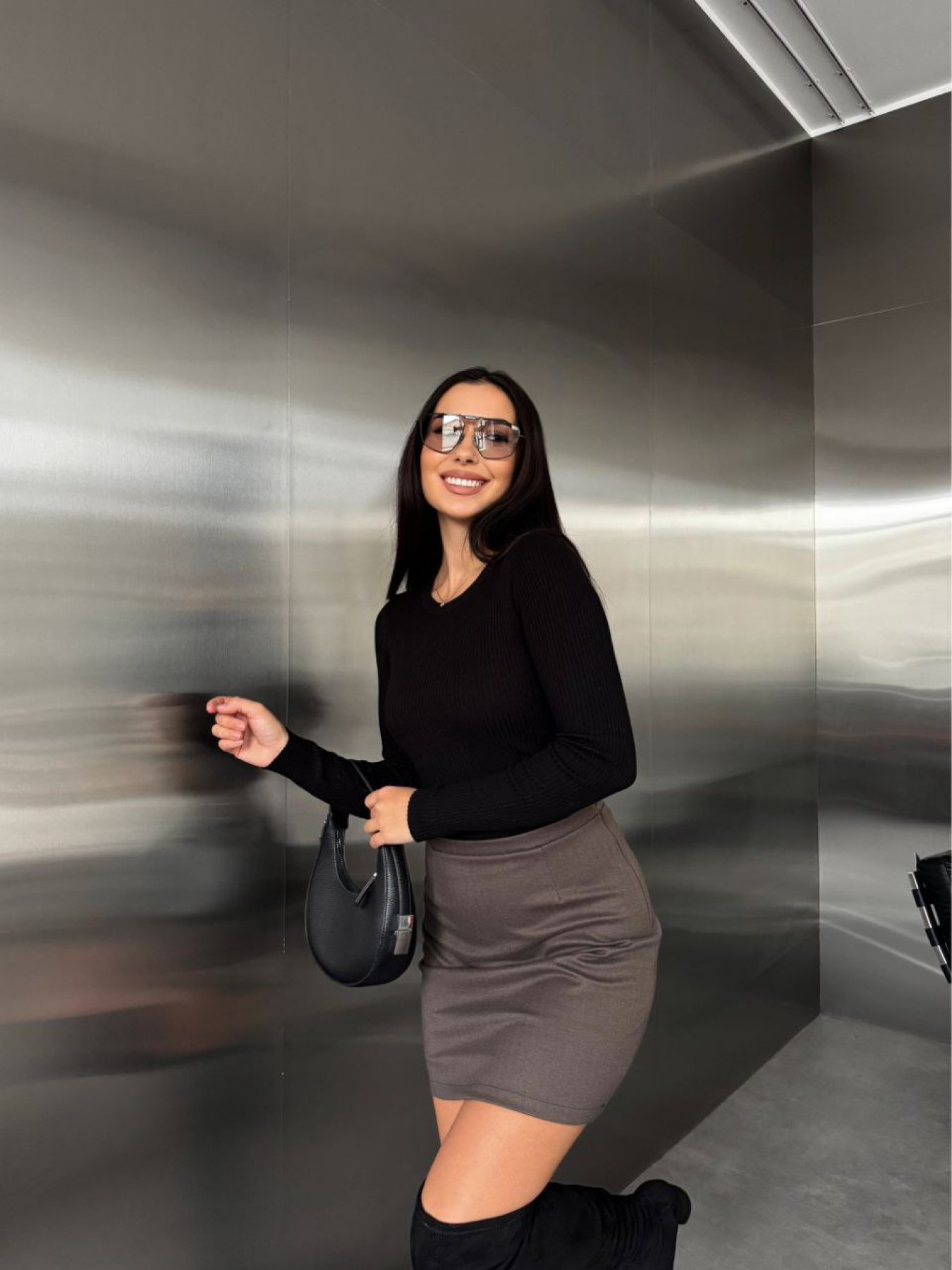 Юбки Uaclothes модель like16369-kofejnij Фото