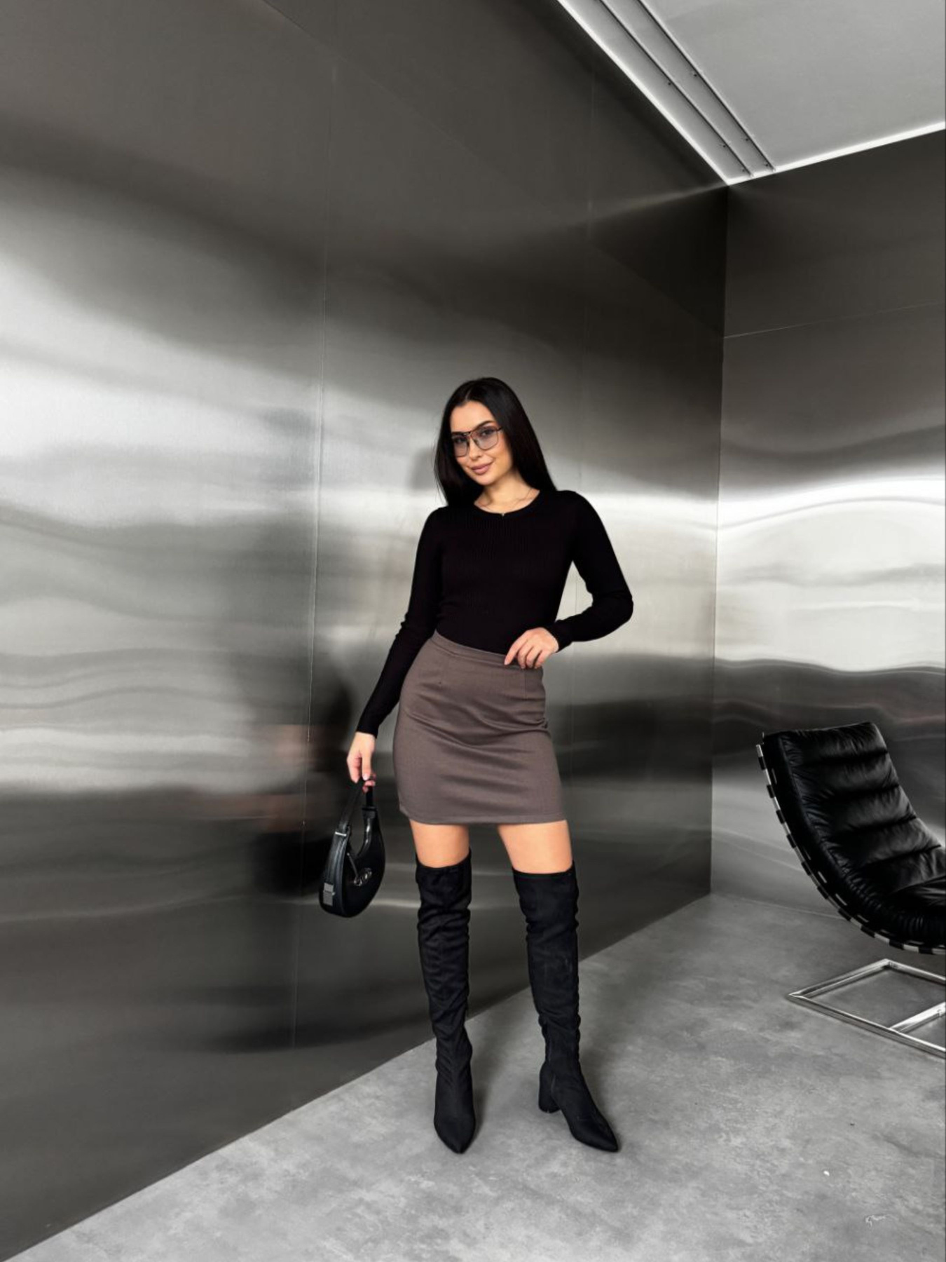 Юбки Uaclothes модель like16369-kofejnij Фото