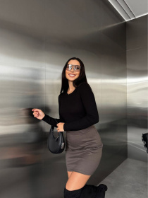 Юбки Uaclothes модель like16369-kofejnij Фото