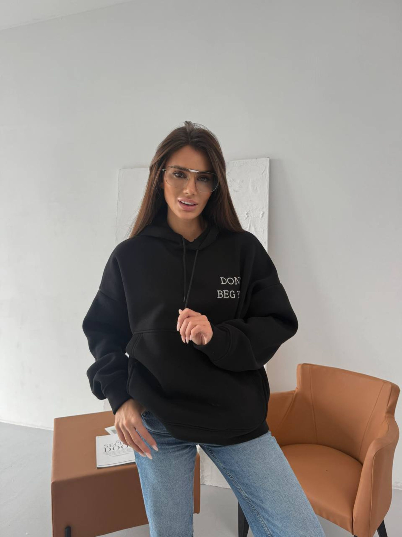 Жіноче тепле худі з малюнком, Чорний Uaclothes (like16217) модель like16217-chernj Жіноче тепле худі з малюнком, Чорний Uaclothes (like16217) модель like16217-chernj Фото