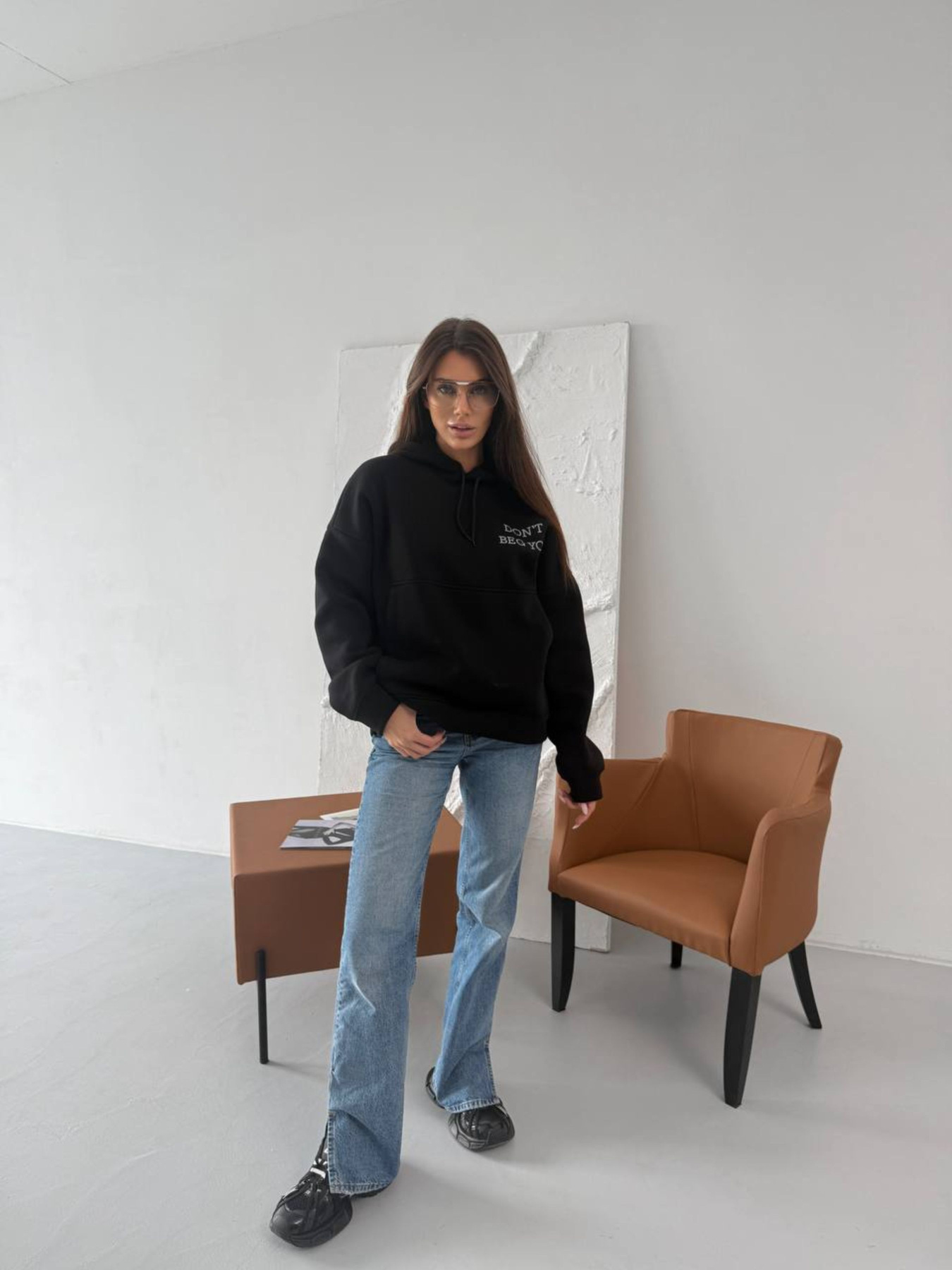 Жіноче тепле худі з малюнком, Чорний Uaclothes (like16217) модель like16217-chernj Жіноче тепле худі з малюнком, Чорний Uaclothes (like16217) модель like16217-chernj Фото