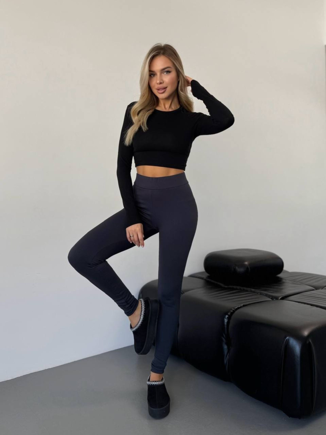 Легінси Uaclothes модель like16142-grafitovj Легінси Uaclothes модель like16142-grafitovj Фото