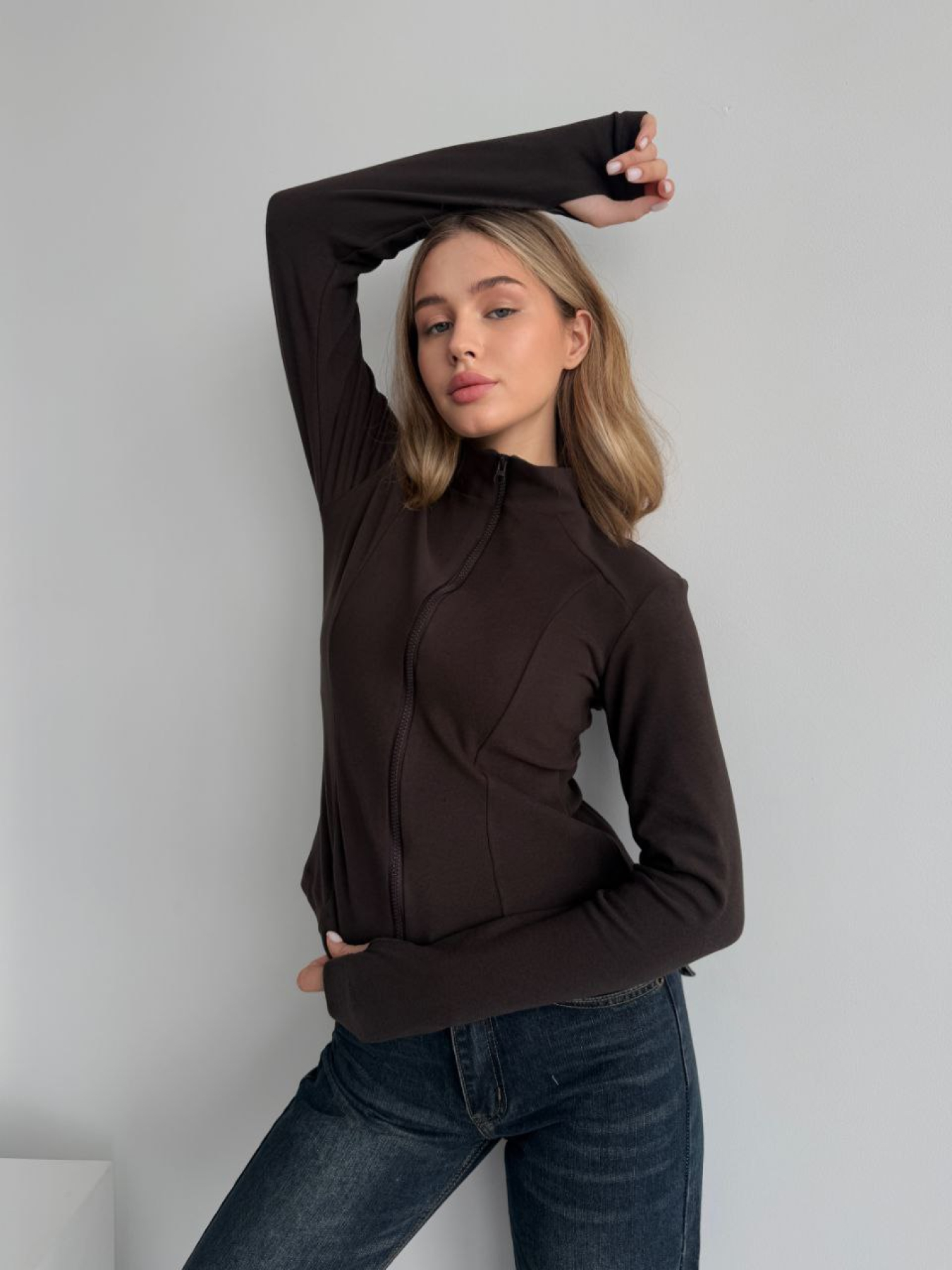 Худи и свитшоты Uaclothes модель like16011-korichnevj Фото