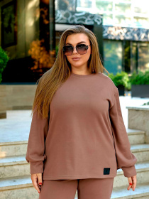 Повсякденний костюм Uaclothes модель like15993-kofejnij Повсякденний костюм Uaclothes модель like15993-kofejnij Фото