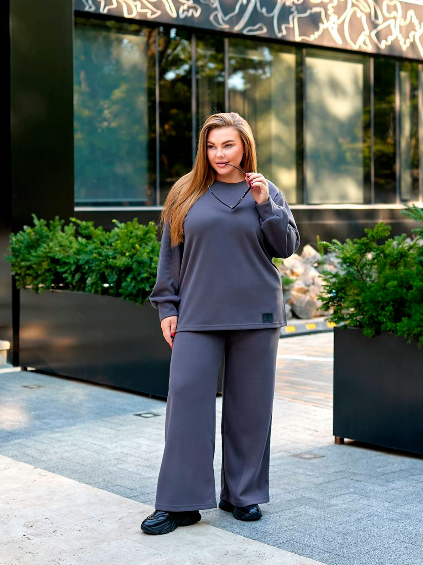 Повсякденний костюм Uaclothes модель like15993-grafitovj Фото