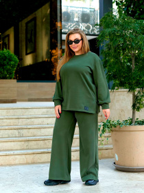 Повсякденний костюм Uaclothes модель like15993-haki Повсякденний костюм Uaclothes модель like15993-haki Фото