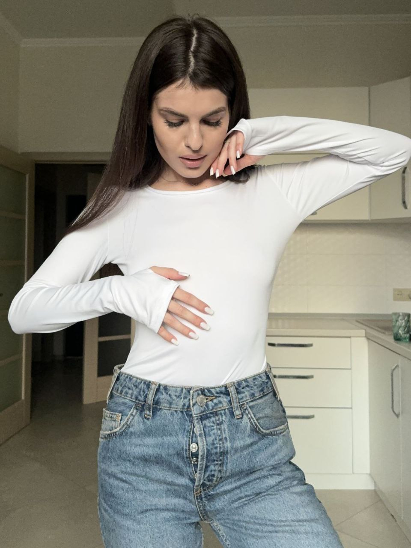 Жіночий базовий однотонний боді з рукавом, Молочний Uaclothes (like15954) модель like15954-molochnj Жіночий базовий однотонний боді з рукавом, Молочний Uaclothes (like15954) модель like15954-molochnj Фото