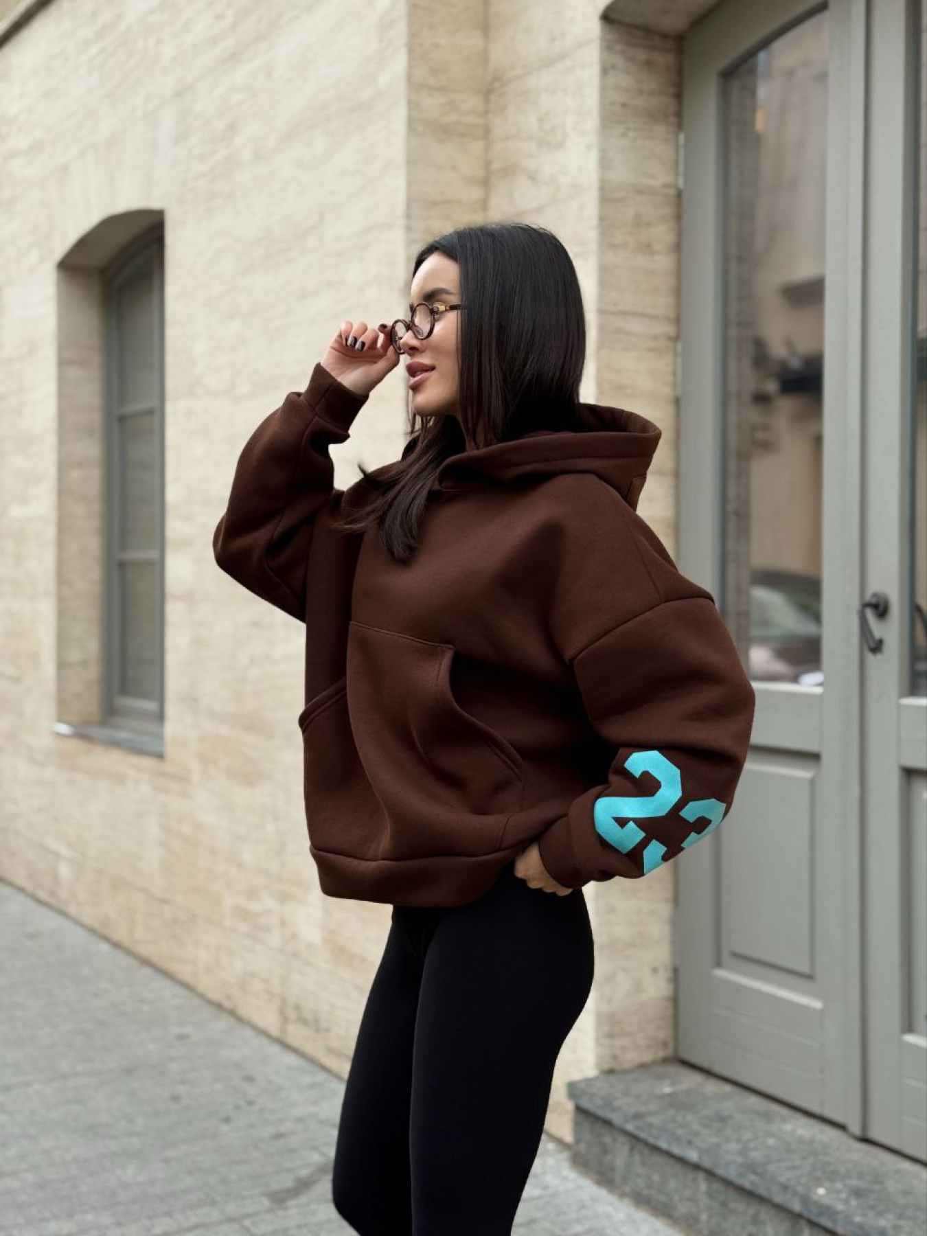 Жіноче спортивне худі на флісі, Коричневий Uaclothes (like15923) модель like15923-korichnevj Жіноче спортивне худі на флісі, Коричневий Uaclothes (like15923) модель like15923-korichnevj Фото