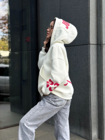 Жіноче спортивне худі на флісі, Молочний Uaclothes (like15923) модель like15923-molochnj Жіноче спортивне худі на флісі, Молочний Uaclothes (like15923) модель like15923-molochnj Фото