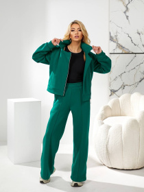 Повседневный костюм Uaclothes модель like15906-izumrudnj Фото