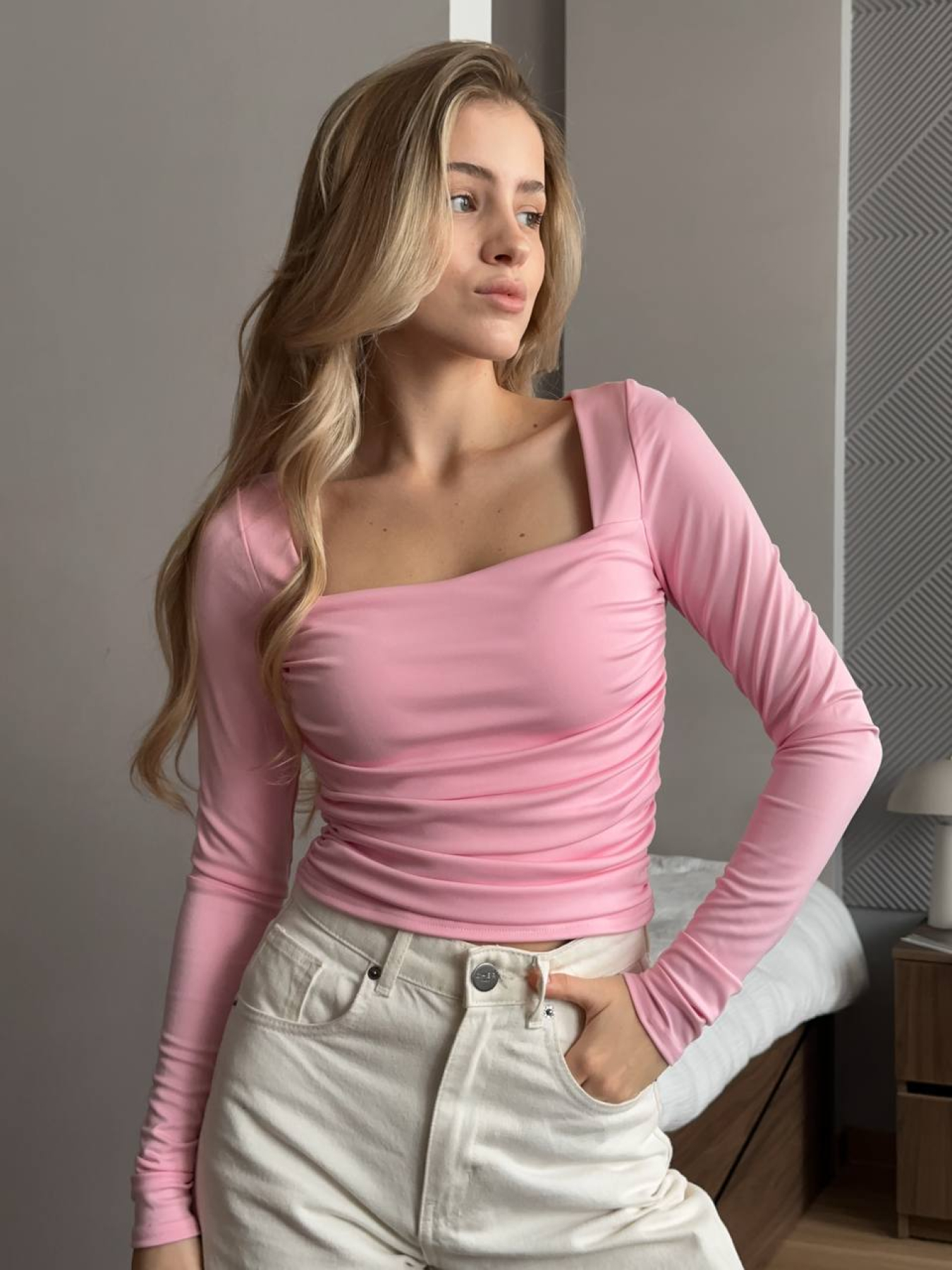 Худи и свитшоты Uaclothes модель like15833-rozovj Фото