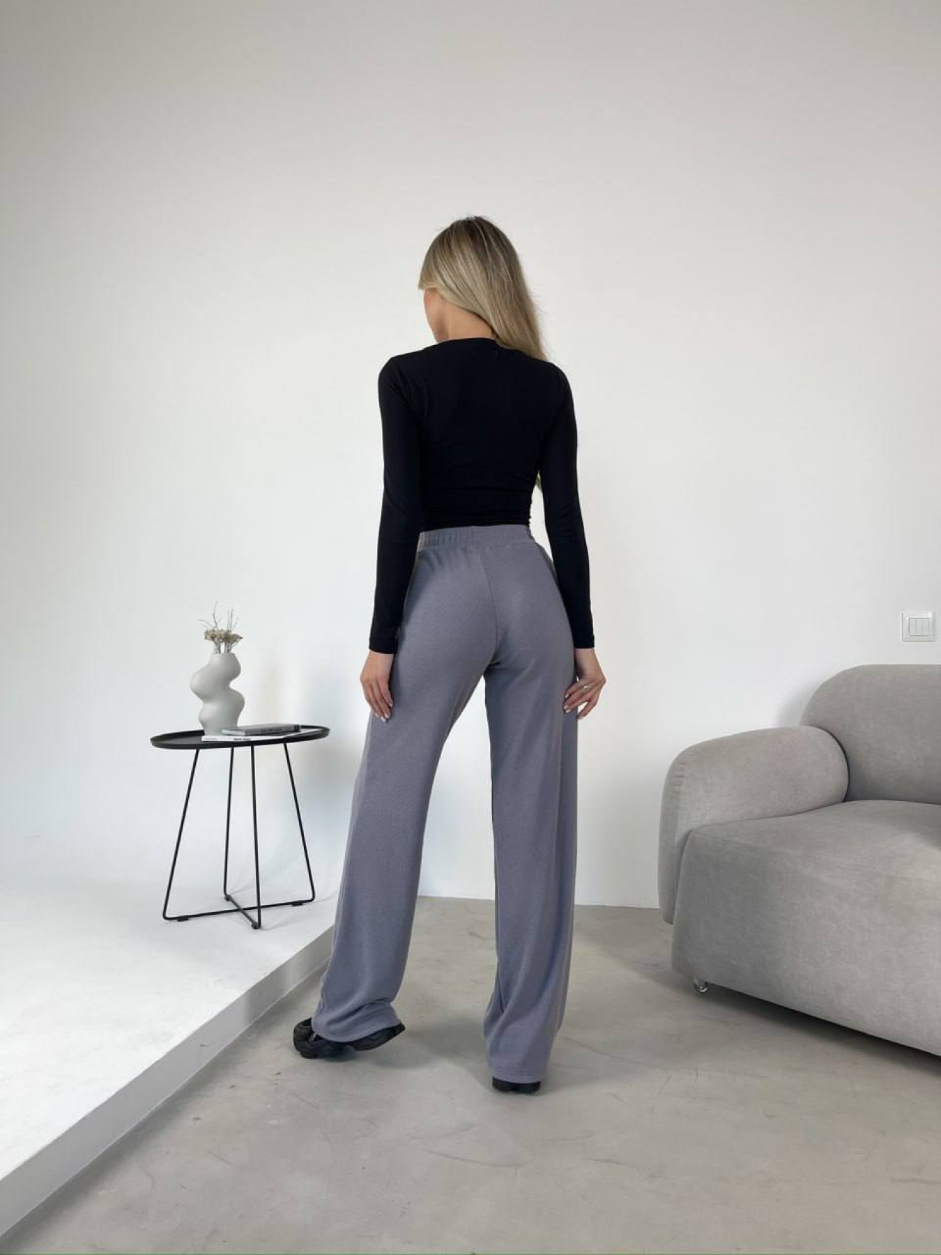 Жіночі штани із ангори з кишенями, Графітовий Uaclothes (like15822) модель like15822-grafitovj Фото