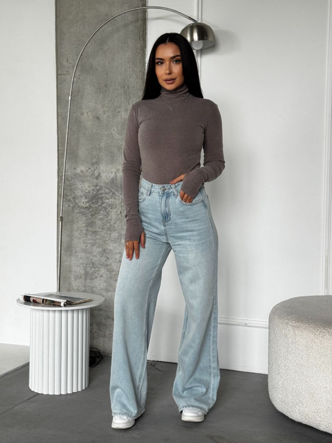 Свитры и кардиганы Uaclothes модель like15805-kofejnij Фото