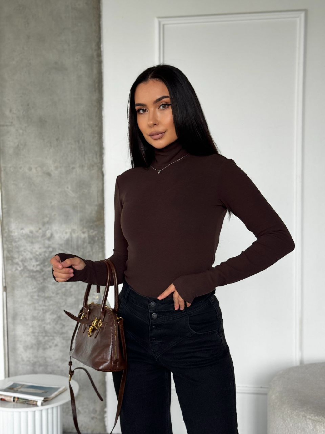 Гольф Uaclothes модель like15805-korichnevj Гольф Uaclothes модель like15805-korichnevj Фото