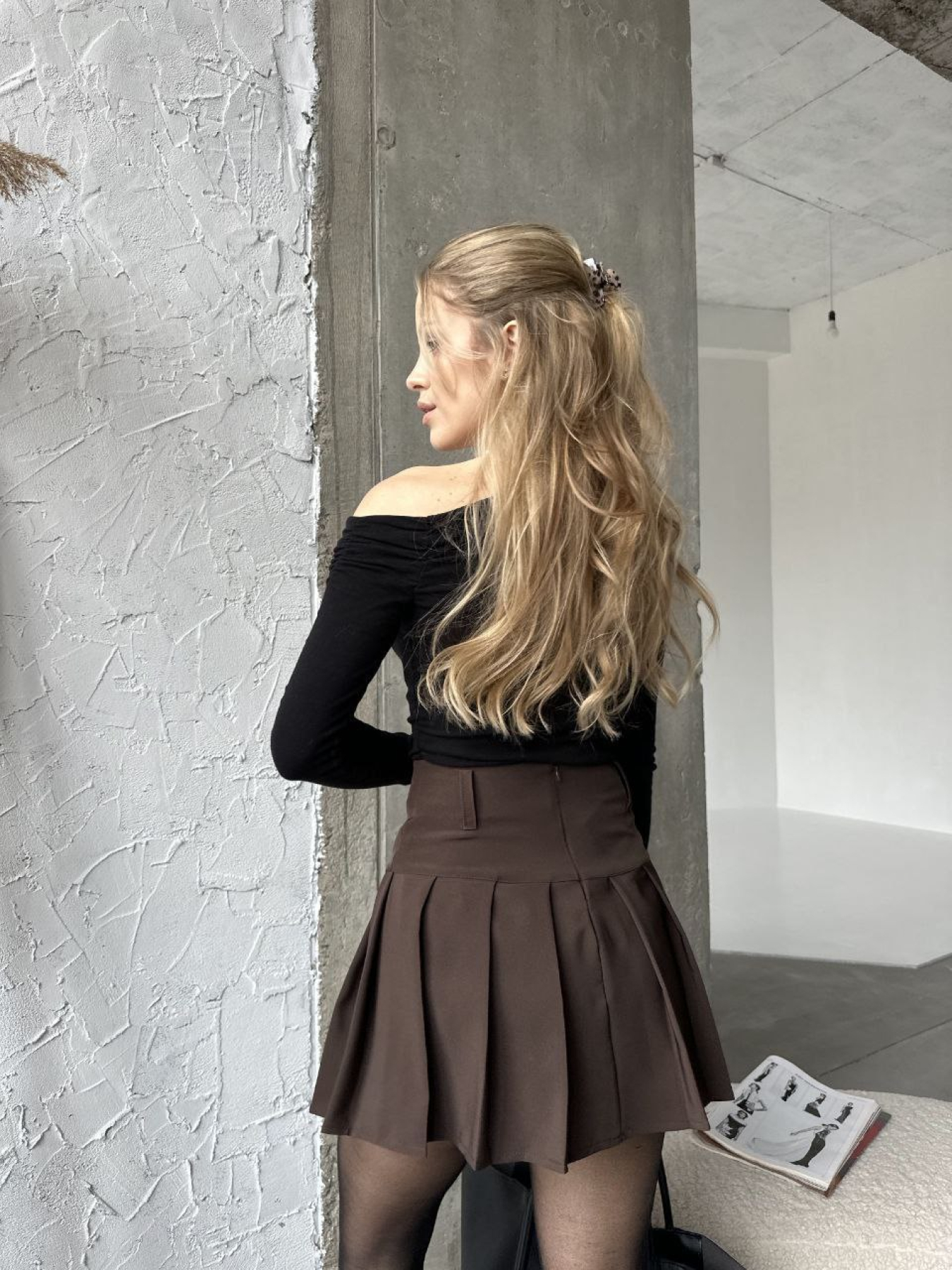 Юбки Uaclothes модель like15778-korichnevj Фото