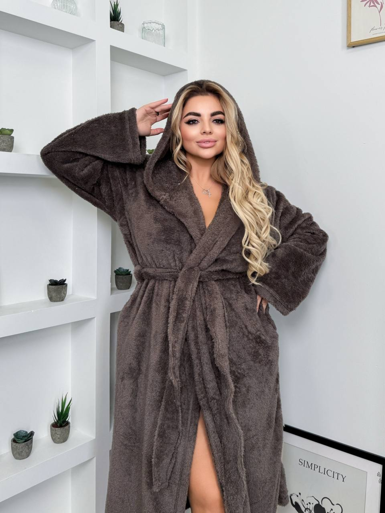 Одежда для дома и сна Uaclothes модель like15703-korichnevj Одежда для дома и сна Uaclothes модель like15703-korichnevj Фото