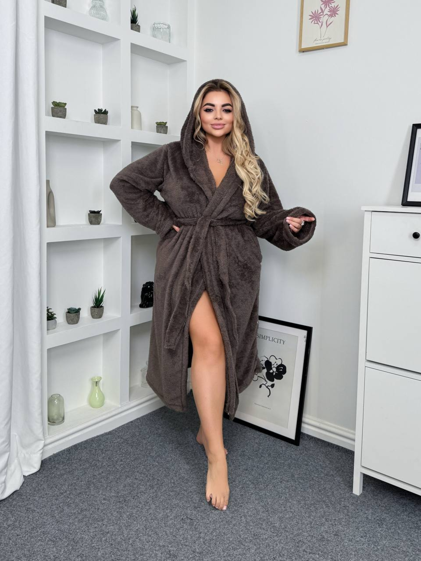 Одежда для дома и сна Uaclothes модель like15703-korichnevj Одежда для дома и сна Uaclothes модель like15703-korichnevj Фото