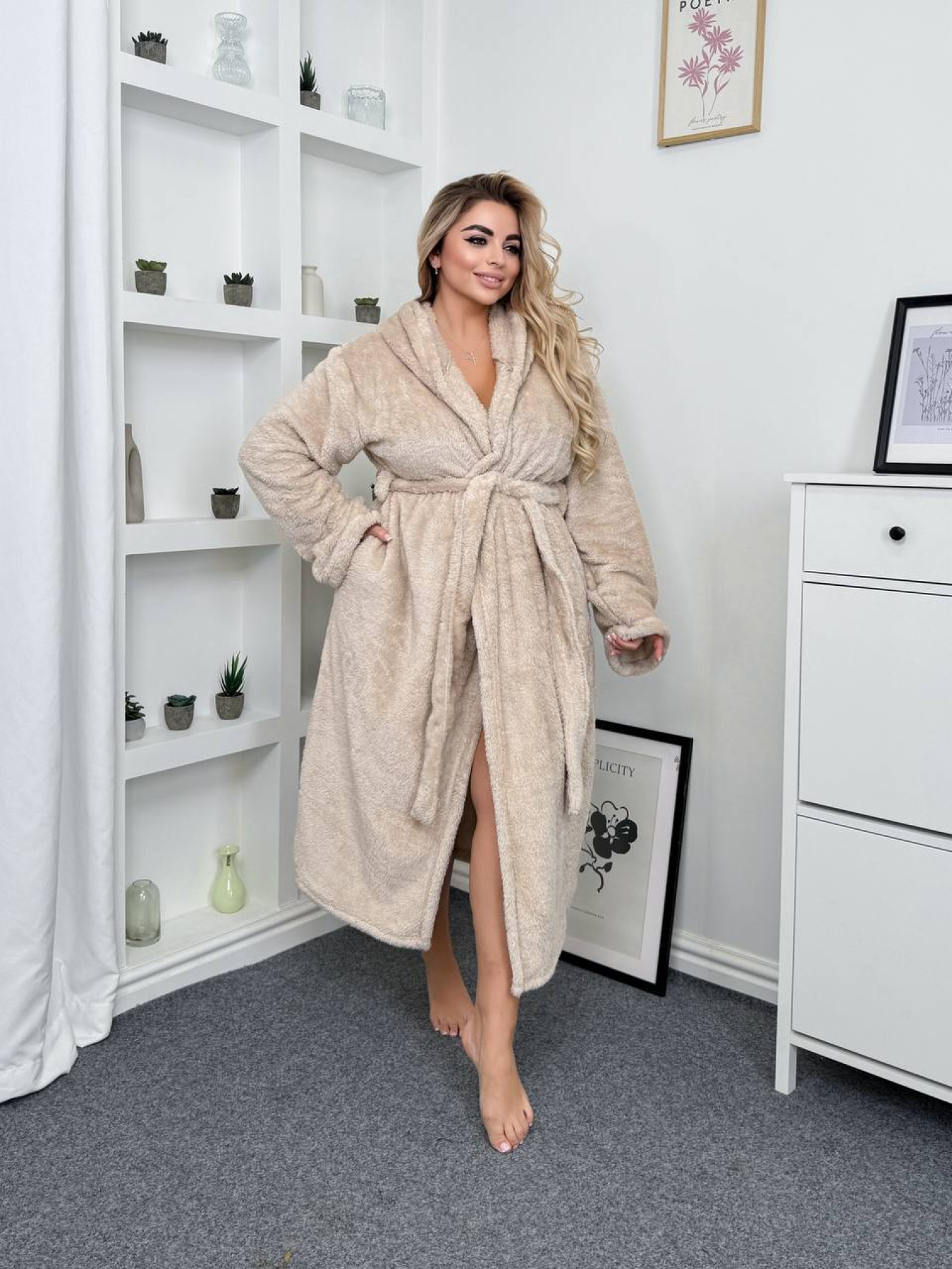 Одежда для дома и сна Uaclothes модель like15703-bezhevj Одежда для дома и сна Uaclothes модель like15703-bezhevj Фото