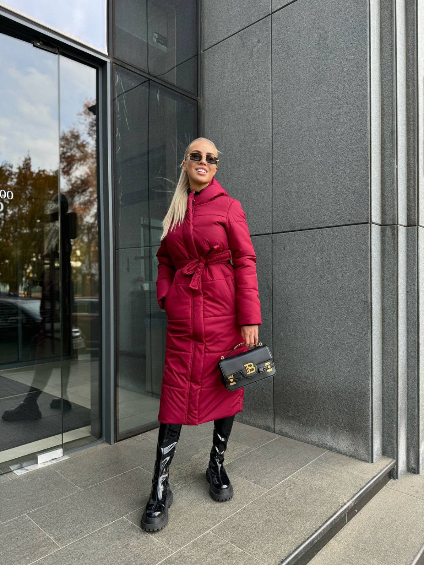 Куртки та дублянки Uaclothes модель like15636-bordovj Фото