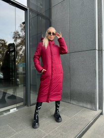 Куртки та дублянки Uaclothes модель like15636-bordovj Фото