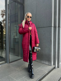 Куртки та дублянки Uaclothes модель like15636-bordovj Фото