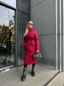 Куртки та дублянки Uaclothes модель like15636-bordovj Фото