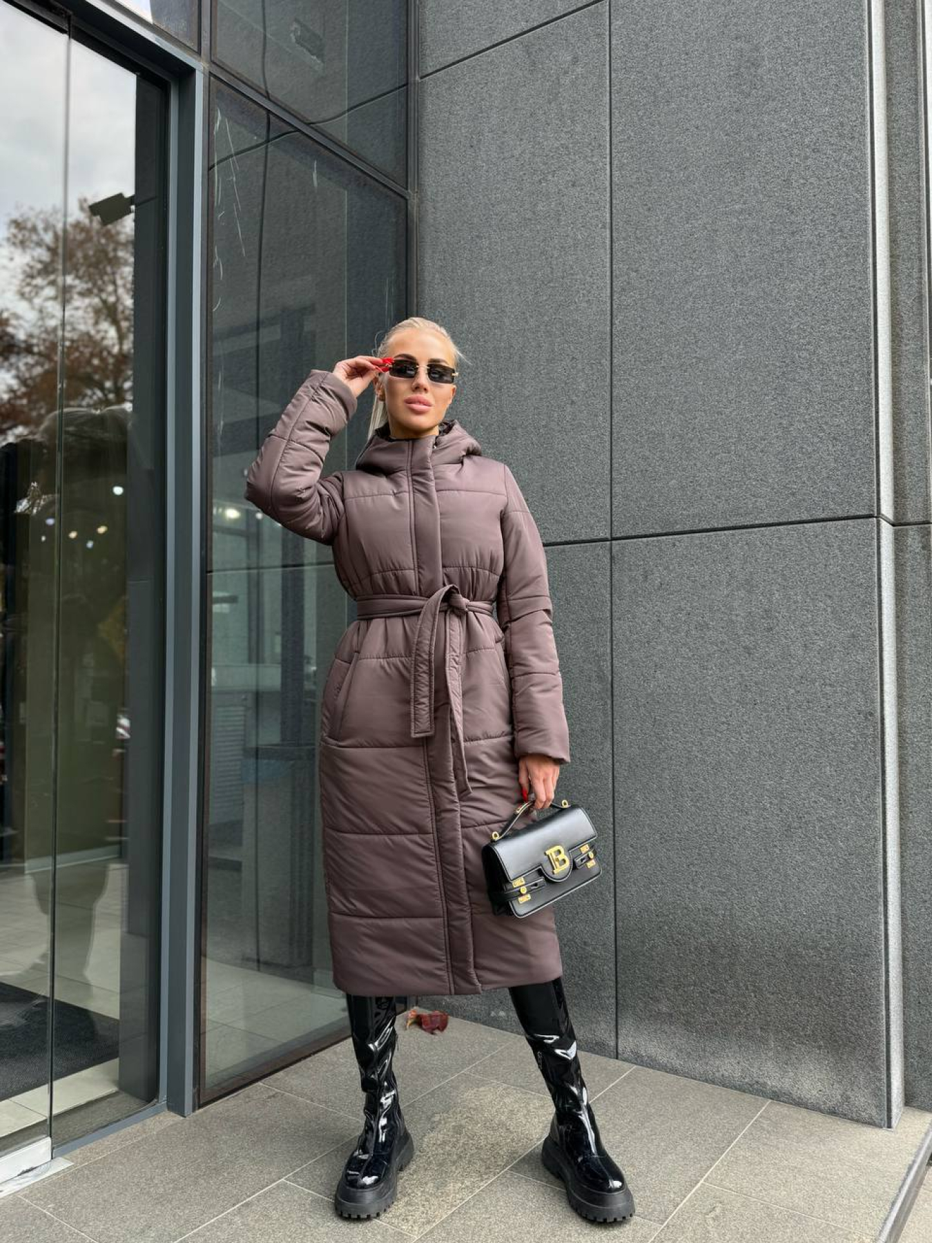 Куртки та дублянки Uaclothes модель like15636-korichnevj Фото