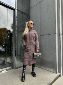 Куртки та дублянки Uaclothes модель like15636-korichnevj Фото