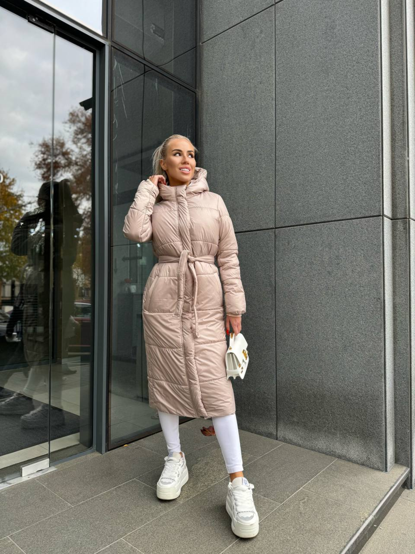 Куртки та дублянки Uaclothes модель like15636-bezhevj Фото