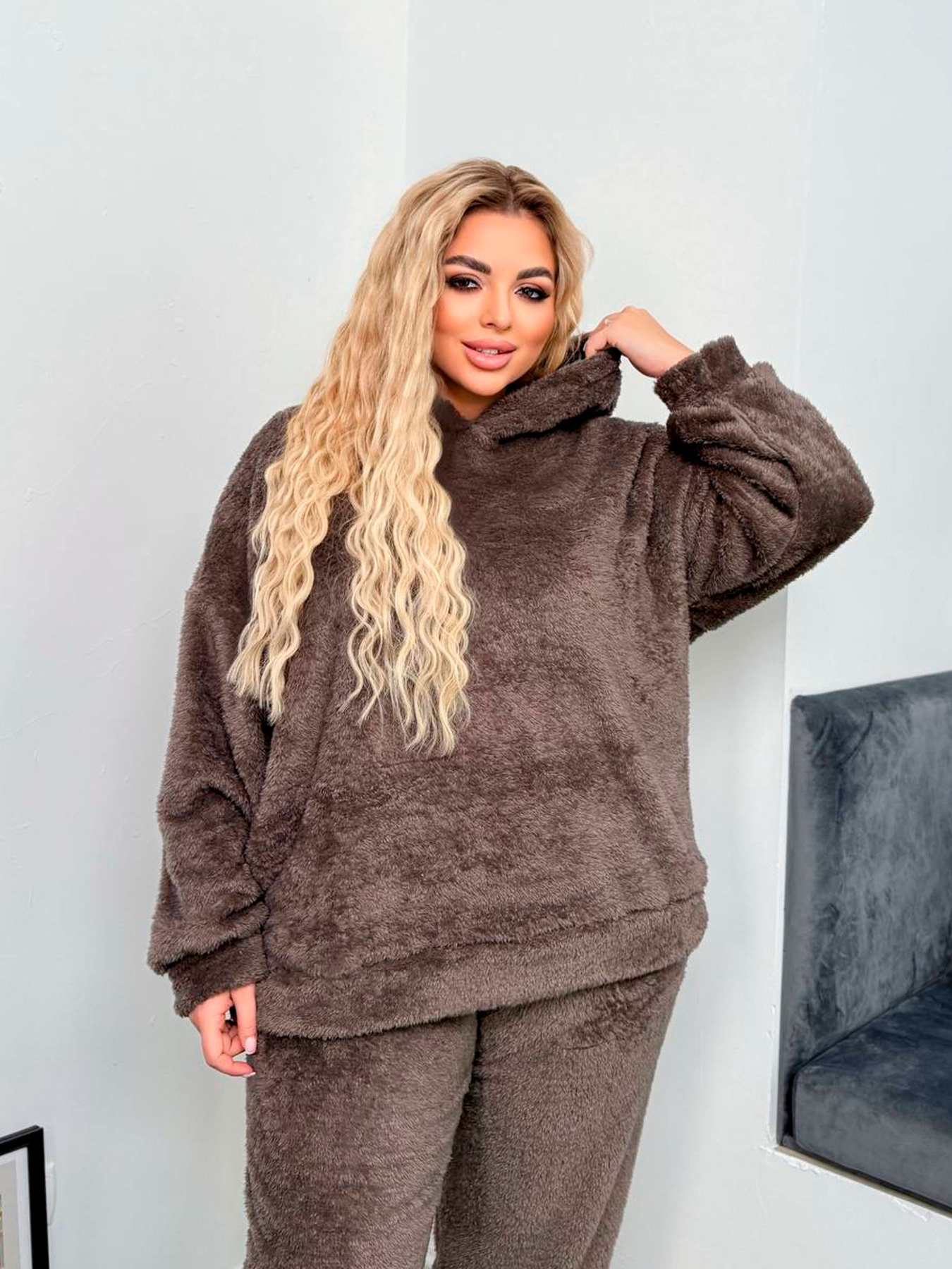 Одежда для дома и сна Uaclothes модель like15617-korichnevj Одежда для дома и сна Uaclothes модель like15617-korichnevj Фото