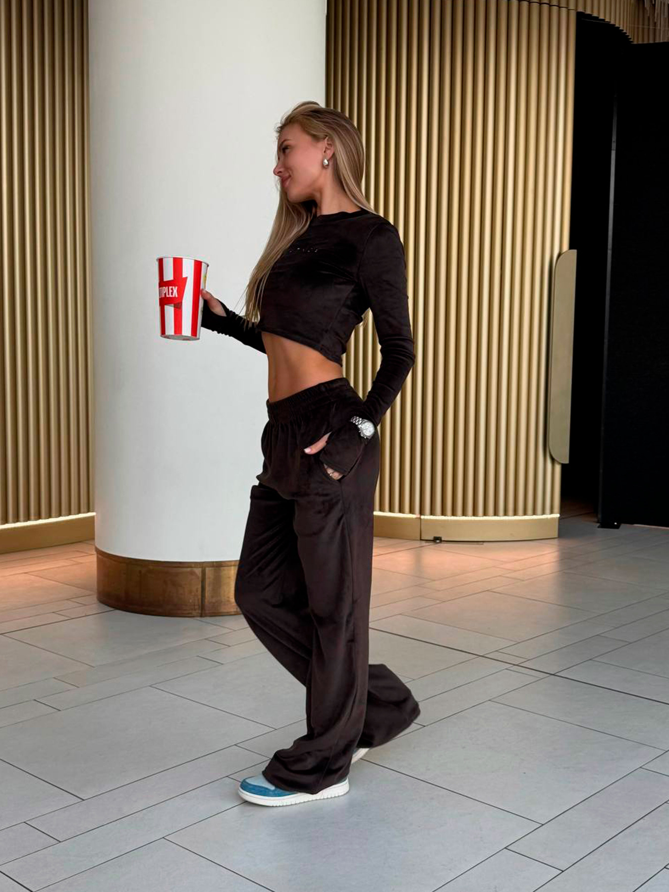 Костюмы Uaclothes модель like15589-korichnevj Фото