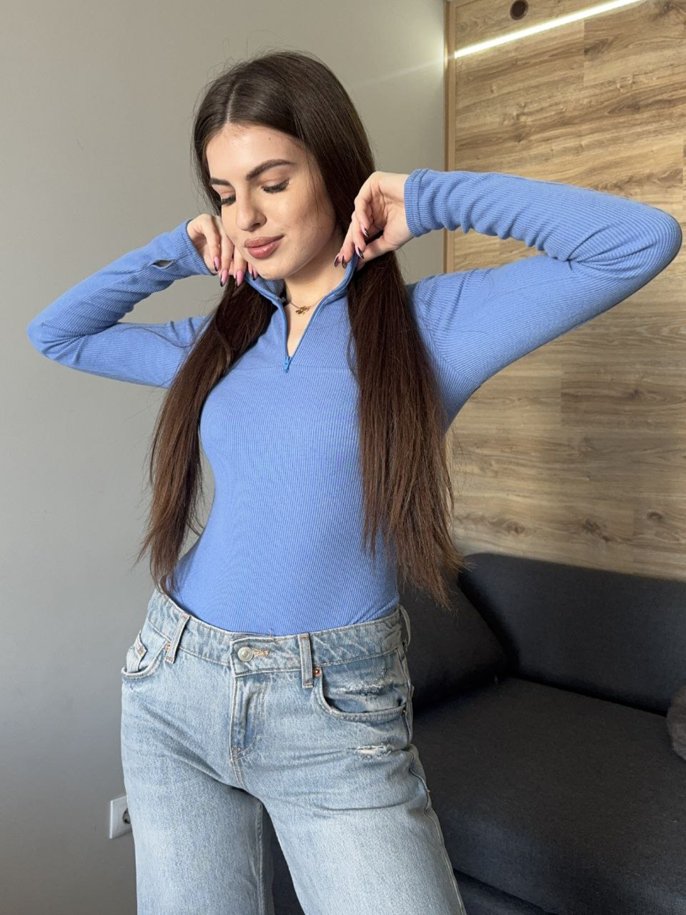 Боді Uaclothes модель like15429-goluboj Фото