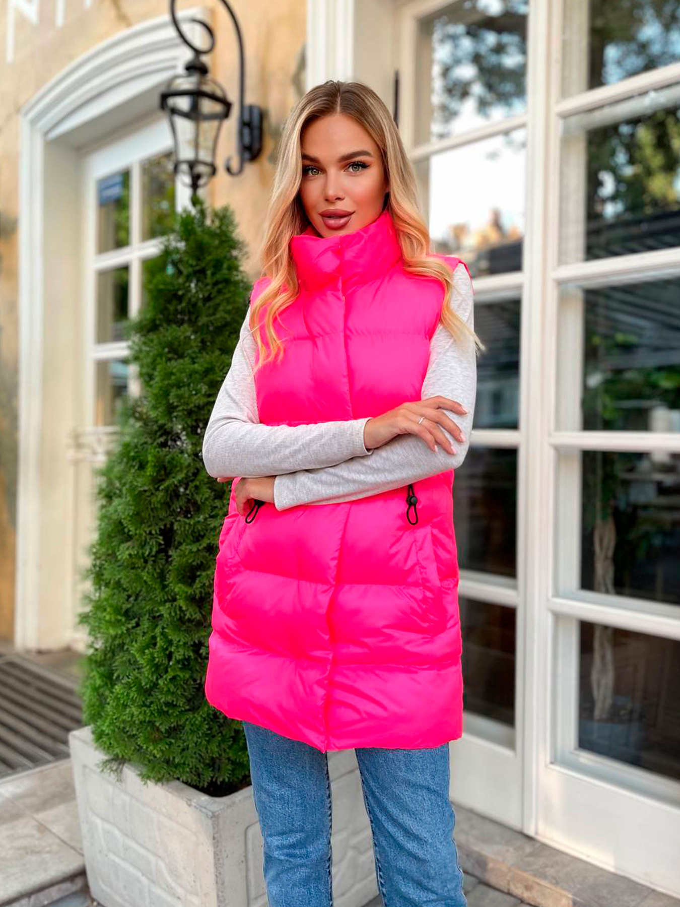 Утеплений жилет Uaclothes модель like15263-malinovj Фото