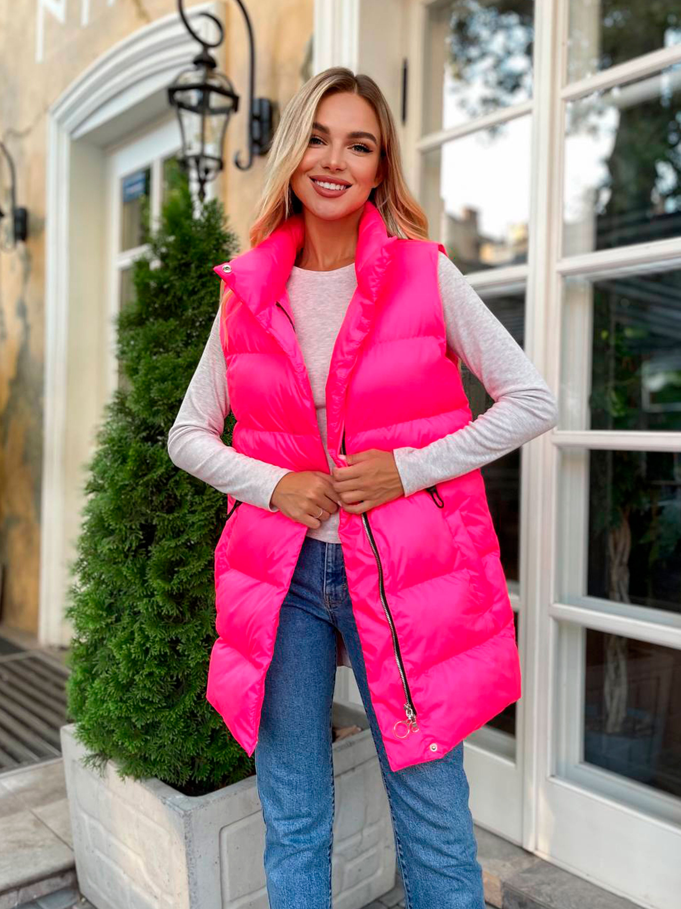 Утеплений жилет Uaclothes модель like15263-malinovj Фото