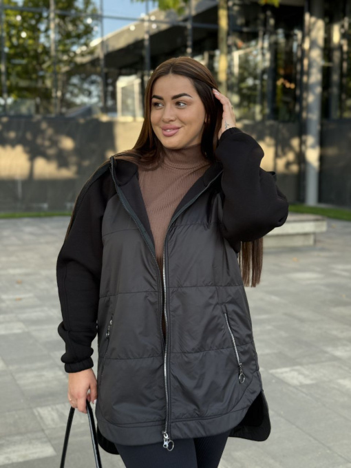 Куртки та дублянки Uaclothes модель like15147-chernj Фото